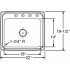 Elkay Pacemaker Collection PSR22194 - Product Drawing