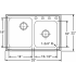 Elkay Pacemaker Collection PSR2501 - Product Drawing