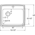 Elkay Pacemaker Collection PSRADQ191955L1 - Product Drawing
