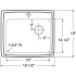Elkay Pacemaker Collection PSRADQ191955R1 - Product Drawing