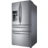 Samsung RF28HMEDBSR - Stainless Steel Angled View