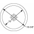 Elkay Lustertone Collection RLR16FB - Product Drawing