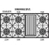 BlueStar RGTNB Series RGTNB486CBV2 - Burner Configuration