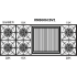 BlueStar RGTNB Series RGTNB606CBV2 - Burner Configuration
