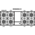 BlueStar RGTNB Series RGTNB608GV2 - Burner Configuration