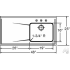 Elkay Lustertone Collection S4819R0 - Product Drawing