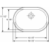 Elkay Specialty Collection SCF1611SR - Product Drawing