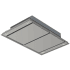 Sirius Island Series SUT951 - Ceiling Mount Range Hood