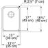 Franke Grande Series GDX11012 - Dimensions