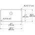Franke Grande Series GDX11031 - Dimensions
