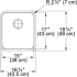 Franke Grande Series GDX11015 - Dimensions