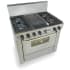 FiveStar TPN3377BSW - Stainless Steel with Brass Trim