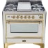 Ilve Majestic Collection UM90FMPI - Stainless Steel