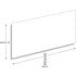 BlueStar WL36SS - Brushed Stainless Steel Backsplash