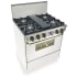 FiveStar WTN275SW - White with Brass Trim