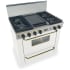 FiveStar WPN3317SW - White with Brass Trim