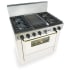 FiveStar WTN3377SW - White with Brass Trim
