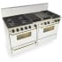 FiveStar WTN6377SW - White with Brass Trim