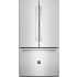 Bertazzoni Heritage Series RFD36FZNX - 36 inch Freestanding Counter-Depth French Door Refrigerator - Gold Accents - Heritage Series
