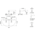 Rohl Country Kitchen Collection A1456LMAPC2 - Dimensions