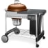 Weber Performer 15502001 - Performer® Deluxe 22 Inch Freestanding Charcoal Grill Angled View