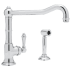 Rohl Country Kitchen Collection A365011LPWSAPC2 - Polished Chrome (shown with metal handle)