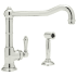 Rohl Country Kitchen Collection A365011LPWSPN2 - Polished Nickel (shown with metal handle)