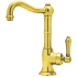 Rohl Country Kitchen Collection A365065LPIB2 - Inca Brass (shown with metal handle option)