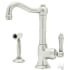 Rohl Country Kitchen Collection A365065LPWSPN2 - Polished Nickel (shown with metal handle)