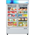Koolmore MDF2GD45CWH - 53 Inch 2-Door Commercial Display Merchandiser Freezer