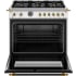 Bertazzoni Heritage Series HER366BCFEPXGLP - 36 Inch Freestanding Dual Fuel Range