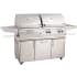 Fire Magic Aurora Collection A830S7LAP61CB - 46-inch Portable Gas and Charcoal Combo Grill