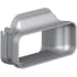 Gaggenau AD851041 - Connecting Piece VL 200 for Extension with Flat Duct, DN 150 for Extra Deep Worktop