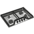 Whirlpool WCGK3030PS - 30 Inch Gas Cooktop EZ-2-Lift™ Hinged Cast-Iron Grates