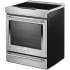 KitchenAid KSIS730PSS - 30 Inch Slide-In Induction Range Angle