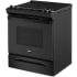 Whirlpool WEE515S0LB - 30 Inch Slide-In Electric Range Angle View