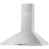 Whirlpool WVW93UC0LS - 30 Inch Wall Mount Convertible Chimney Hood Angle View