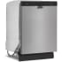 Whirlpool WDF332PAMS - 24 Inch Full Console Dishwasher Side