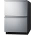 Summit ADFD243 - 24 Inch Commercial Double Drawer Freezer
