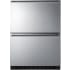 Summit ADFD243 - 24 Inch Commercial Double Drawer Freezer