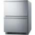 Summit ADRD24 - 24 Inch Built-In 2-Drawer All-Refrigerator Stainless Steel Cabinet