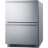 Summit ADRD24 - 24 Inch Built-In Double Drawer Refrigerator