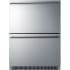Summit ADRD24 - 24 Inch Built-In 2-Drawer All-Refrigerator