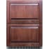Summit ADRD24 - 24 Inch Built-In 2-Drawer All-Refrigerator Panel-ready Drawer Fronts
