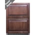 Summit ADRD24 - 24 Inch Built-In Double Drawer Refrigerator