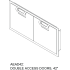 Hestan Aspire AEAD42PK - 42 Inch Aspire Double Access Doors - AEAD Series