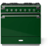 AGA Elise Series Classic Color Collection AEL361DFCWG - 36 Inch Freestanding Dual Fuel Range with 5 Sealed Burners in Front View