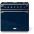 AGA Elise Series Classic Color Collection AEL361DFIND - 36 Inch Freestanding Dual Fuel Range with 5 Sealed Burners in Front View