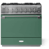 AGA Elise Series SoHo Collection AEL361DFMG - 36 Inch Freestanding Dual Fuel Range with 5 Sealed Burners in Front View