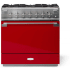 AGA Elise Series SoHo Collection AEL361DFPCR - 36 Inch Freestanding Dual Fuel Range with 5 Sealed Burners in Front View